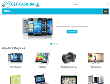 Tablet Screenshot of get-cash-back.com